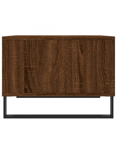 Tavolino da Salotto Rovere Marrone 60x50x36,5 cm in Multistrato