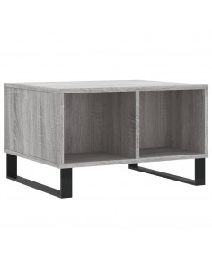 Tavolino da Salotto grigio sonoma 60x50x36,5 cm in Multistrato 2