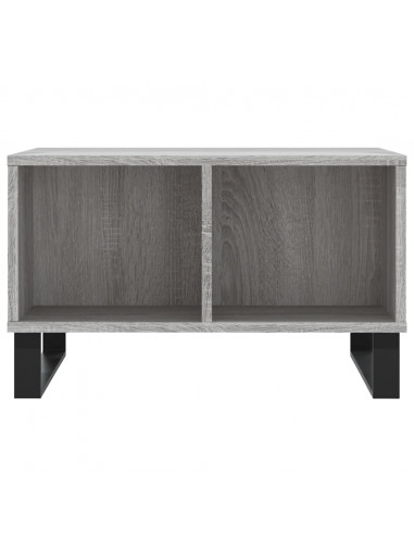 Tavolino da Salotto grigio sonoma 60x50x36,5 cm in Multistrato