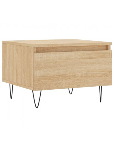 Tavolino da Salotto Rovere Sonoma 50x46x35 cm Legno Multistrato