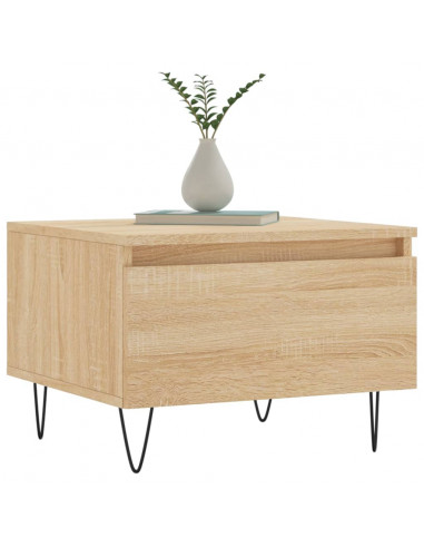 Tavolino da Salotto Rovere Sonoma 50x46x35 cm Legno Multistrato