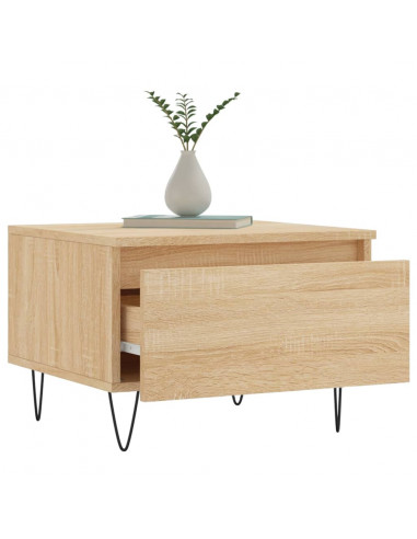 Tavolino da Salotto Rovere Sonoma 50x46x35 cm Legno Multistrato