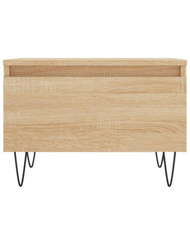 Tavolino da Salotto Rovere Sonoma 50x46x35 cm Legno Multistrato