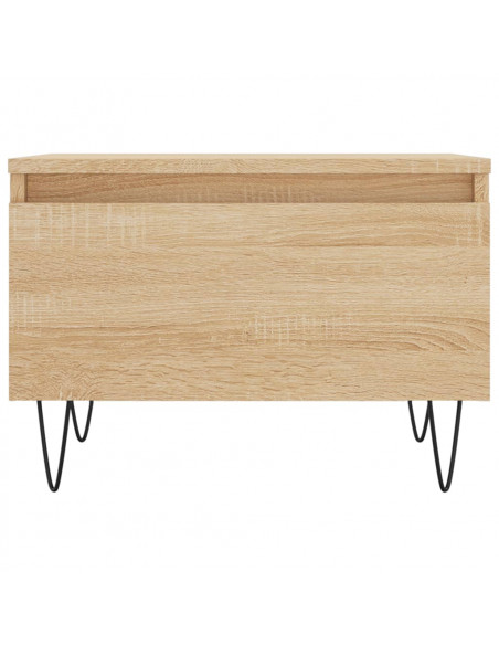 Tavolino da Salotto Rovere Sonoma 50x46x35 cm Legno Multistrato