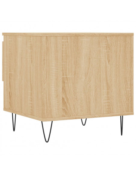 Tavolino Rovere Sonoma 50x46x50 cm in Legno Multistrato