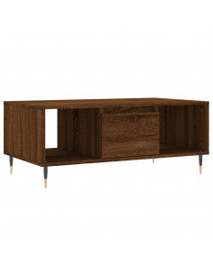 Tavolino da Salotto Rovere Marrone 90x50x36,5 cm in Multistrato 2