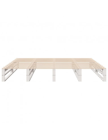 Giroletto Bianco 180x200 cm in Legno Massello di Pino