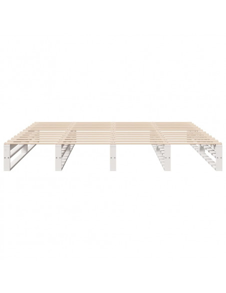 Giroletto Bianco 180x200 cm in Legno Massello di Pino