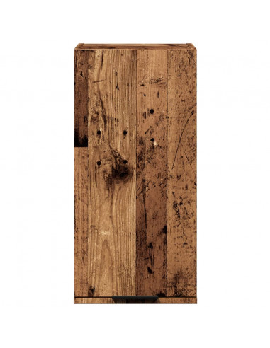 Mobile da Bagno a Parete Rovere Artigianale 32x20x67 cm