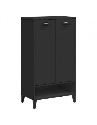 Scarpiera VIKEN Nera in Legno Massello di Pino