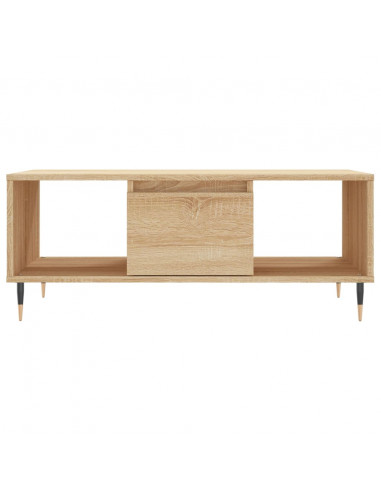 Tavolino Salotto Rovere Sonoma 90x50x36,5 cm Legno Multistrato