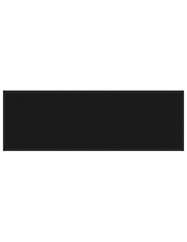 Mobile TV Nero con Vetro Nero 120x40x40 cm