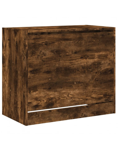 Scarpiera Rovere Fumo 80x42x69 cm in Legno Multistrato