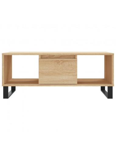 Tavolino Salotto Rovere Sonoma 90x50x36,5 cm Legno Multistrato