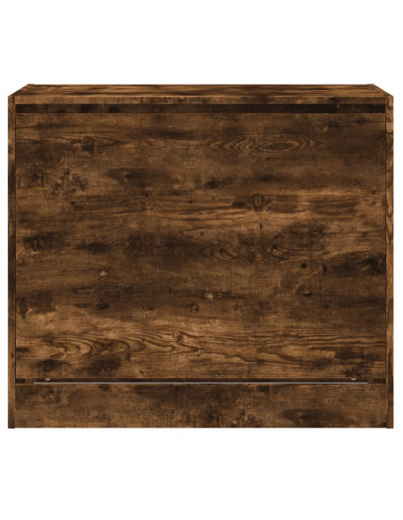 Scarpiera Rovere Fumo 80x42x69 cm in Legno Multistrato