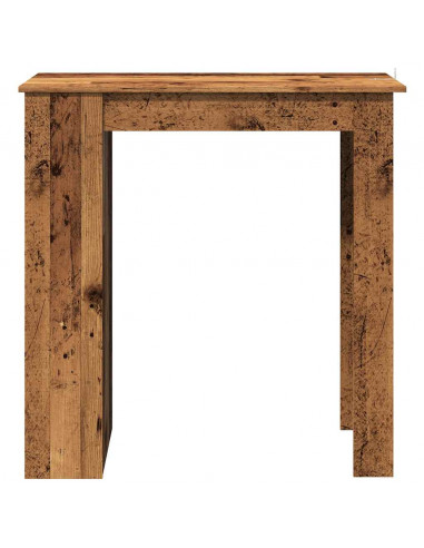 Tavolo Bar con Ripiano Antico 102x50x103,5 cm Truciolato