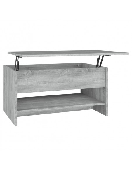 Tavolino da Salotto Grigio Sonoma 80x50x40 cm Legno Multistrato