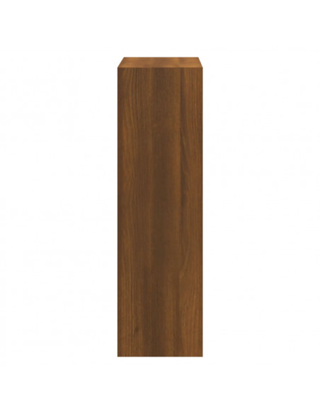 Scarpiera Rovere Marrone 63x24x81 cm in Legno Multistrato
