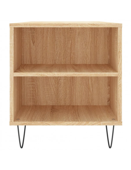 Tavolino Salotto Rovere Sonoma 102x44,5x50 cm Legno Multistrato