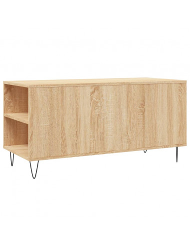 Tavolino Salotto Rovere Sonoma 102x44,5x50 cm Legno Multistrato