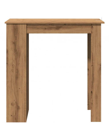 Tavolo Bar Ripiano Rovere Artigianale 102x50x103,5cm Truciolato