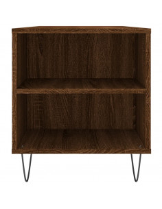 Tavolino Salotto Rovere Marrone 102x44,5x50cm Legno Multistrato 2