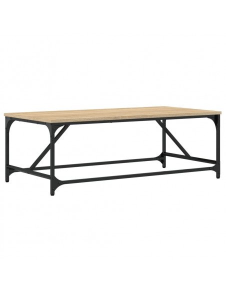 Tavolino da Salotto Rovere Sonoma 100x50x35cm Legno Multistrato