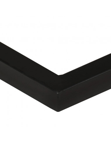 Tavolino Laterale a Forma di U 45x30x61 cm in Massello di Mango