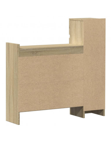 Scarpiera Rovere Sonoma 100,5x28x100 cm in Legno Multistrato