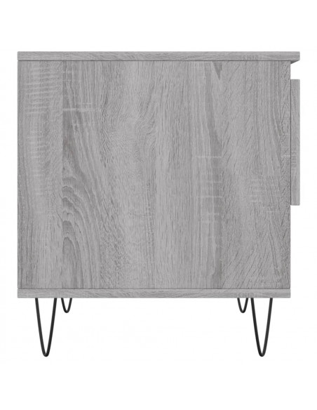 Tavolino da Salotto Grigio Sonoma 50x46x50 cm Legno Multistrato