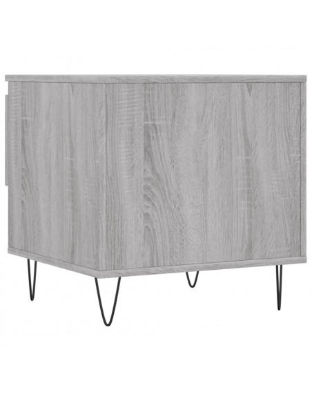 Tavolino da Salotto Grigio Sonoma 50x46x50 cm Legno Multistrato