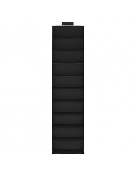 Organizer per Armadio da Appendere 2 pz con 10 Ripiani Tessuto