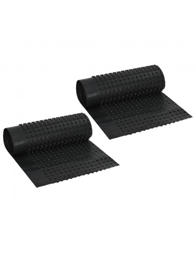 Foglio di Drenaggio 2 pz in HDPE 400 g/m² 0,5x20 m