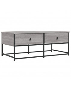 Tavolino da Salotto Grigio Sonoma 100x51x40cm Legno Multistrato 2