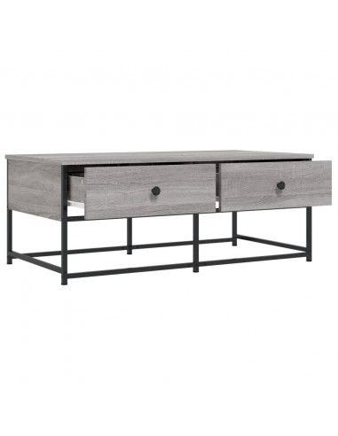 Tavolino da Salotto Grigio Sonoma 100x51x40cm Legno Multistrato