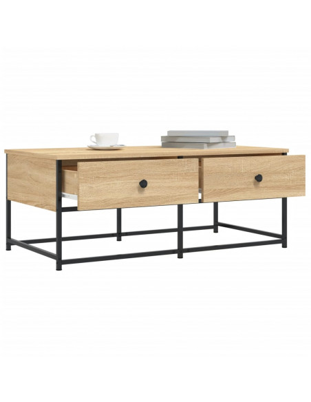 Tavolino da Salotto Rovere Sonoma 100x51x40cm Legno Multistrato