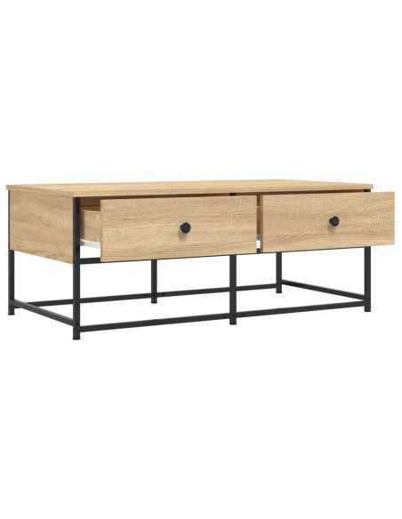 Tavolino da Salotto Rovere Sonoma 100x51x40cm Legno Multistrato