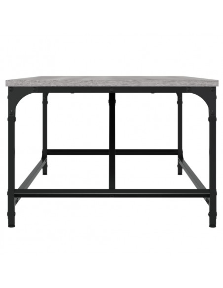 Tavolino da Salotto Grigio Sonoma 100x50x35cm Legno Multistrato