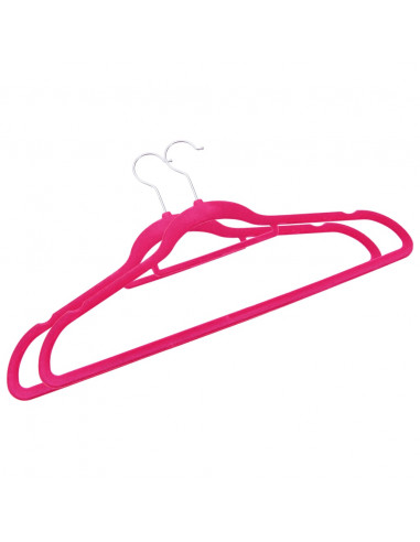 Set Appendiabiti 100 pz Antiscivolo Rosa in Velluto