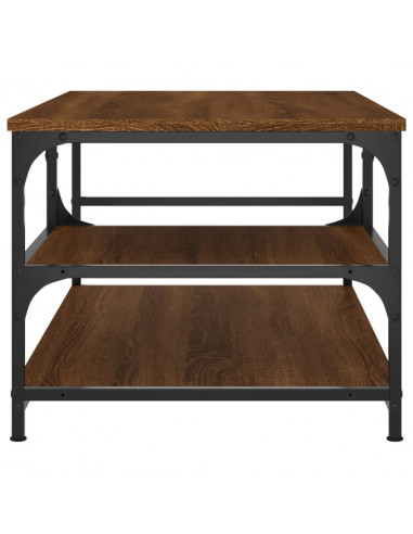 Tavolino da Salotto Rovere Marrone 90x49x40cm Legno Multistrato