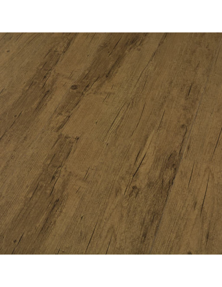 Listoni Pavimenti Autoadesivi 4,46 m² 3 mm PVC Marrone Naturale