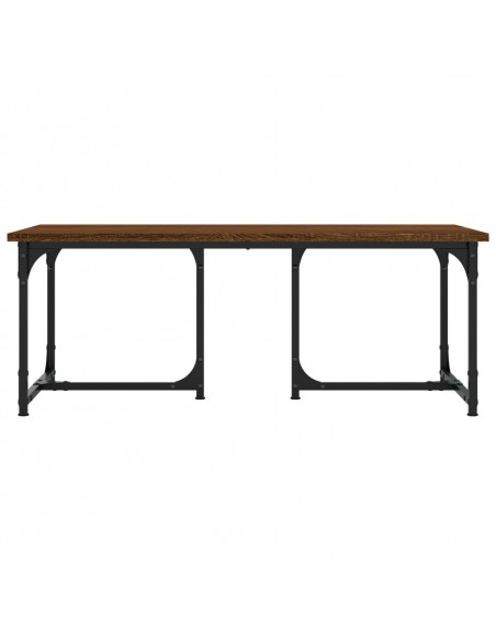 Tavolino da Salotto Rovere Marrone 90x50x35cm Legno Multistrato