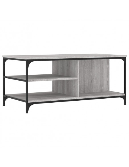 Tavolino da Salotto grigio sonoma 100x50x45cm Legno Multistrato