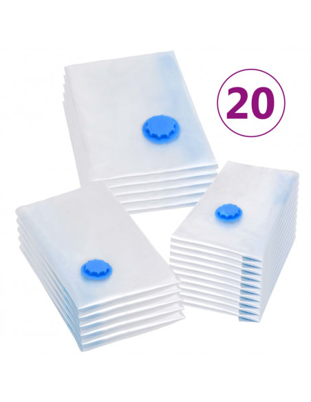 Sacchetti da Viaggio Sottovuoto per Vestiti 3 Misure 20 pz