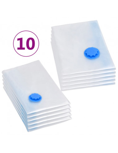 Sacchetti da Viaggio Sottovuoto per Vestiti 2 Misure 10 pz