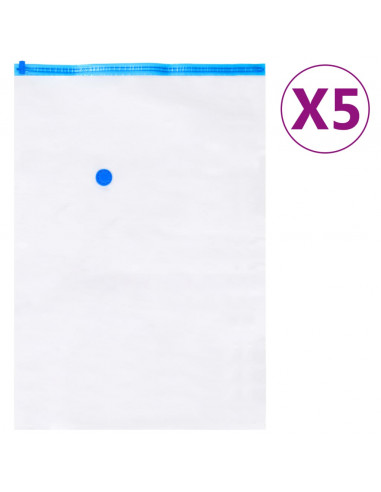 Sacchetti da Viaggio Sottovuoto per Vestiti 2 Misure 10 pz