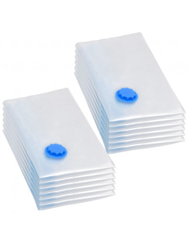 Sacchetti da Viaggio Sottovuoto per Vestiti 80x60 cm 10 pz