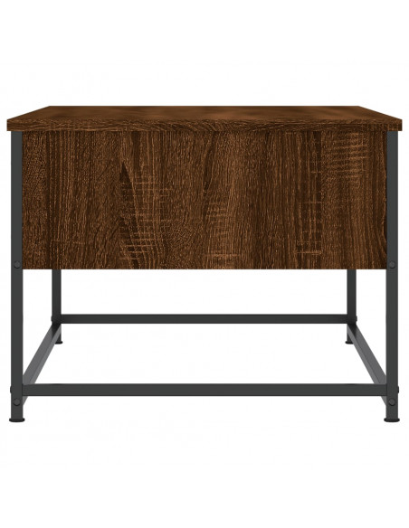 Tavolino Salotto Rovere Marrone 100x51x40 cm Legno Multistrato