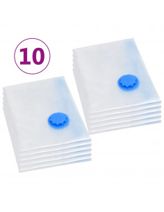 Sacchetti da Viaggio Sottovuoto per Vestiti 120x70 cm 10 pz 2