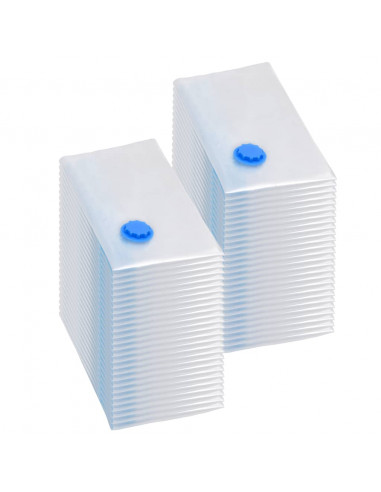 Sacchetti da Viaggio Sottovuoto per Vestiti 80x60 cm 50 pz